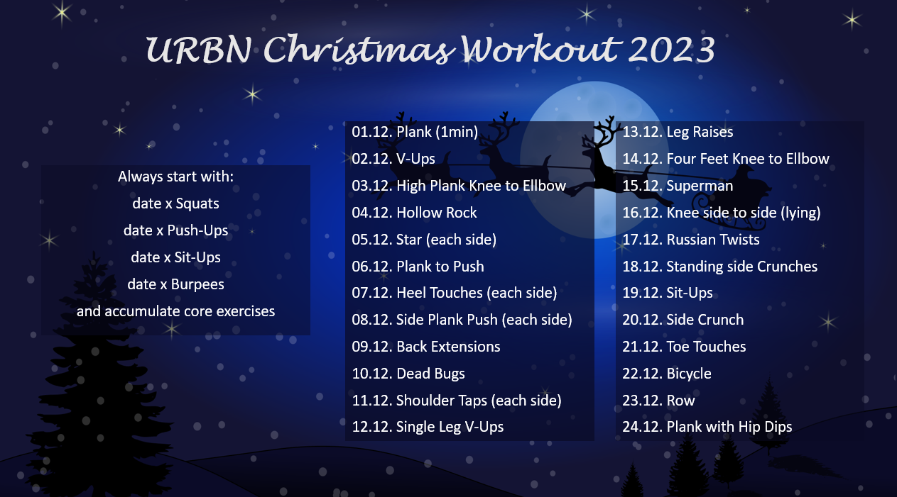 URBN Christmas Workout 2023